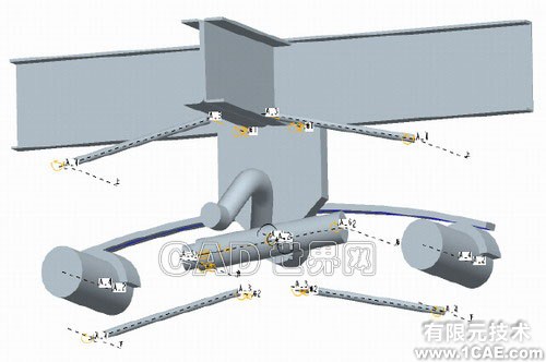 用proe软件进行汽车平衡悬架机构分析+有限元仿真分析相关图片图片2