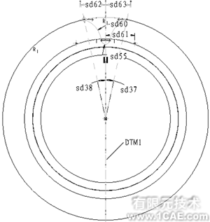 proeNGINEER中创建尺寸阵列特征的思路及方法