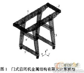 有限元方法分析金属结构ansys分析案例图片1