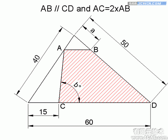 AutoCAD 利用对齐命令解题autocad资料图片1