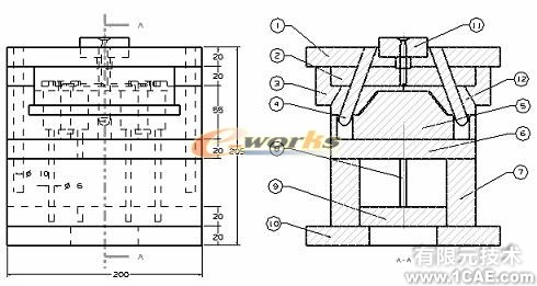 侧向成型塑料注射模具教学模型的研制autocad应用技术图片图片19