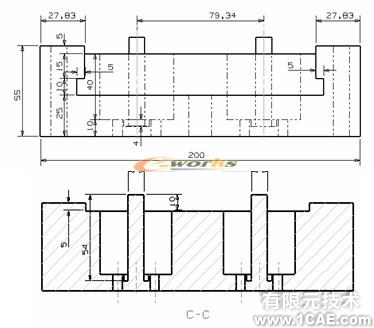 侧向成型塑料注射模具教学模型的研制autocad技术图片8