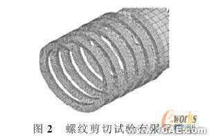 螺纹剪切式汽车碰撞吸能装置的应用研究+有限元项目服务资料图图片2