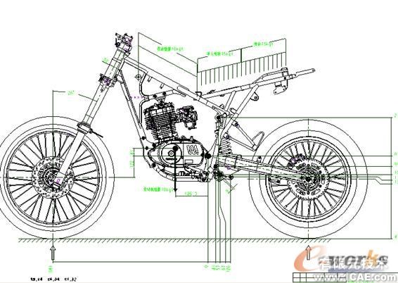 Pro/MECHANICAL在摩托车车架设计中的应用proe模型图图片2