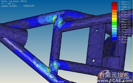 Pro/MECHANICAL在摩托车车架设计中的应用proe模型图图片7