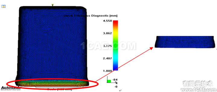 Moldflow针对薄壳盒体容器的注塑分析和优化moldflow培训课程图片8
