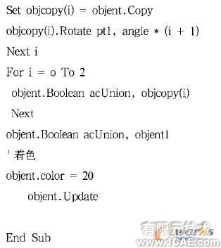 VBA 的AutoCAD 二次开发及应用实例autocad案例图片8