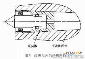 有限元法的高精度重型回转顶尖挠度的研究+应用技术图片图片8