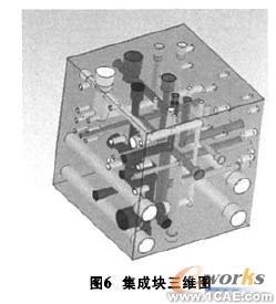 SolidWorks软件的液压集成块设计solidworks仿真分析图片图片6