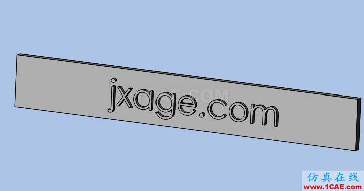 solidworks如何创建拉伸文字？solidworks simulation技术图片8