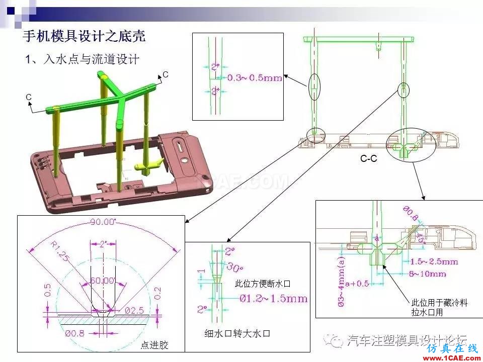 手机模具设计之底壳ug设计图片2