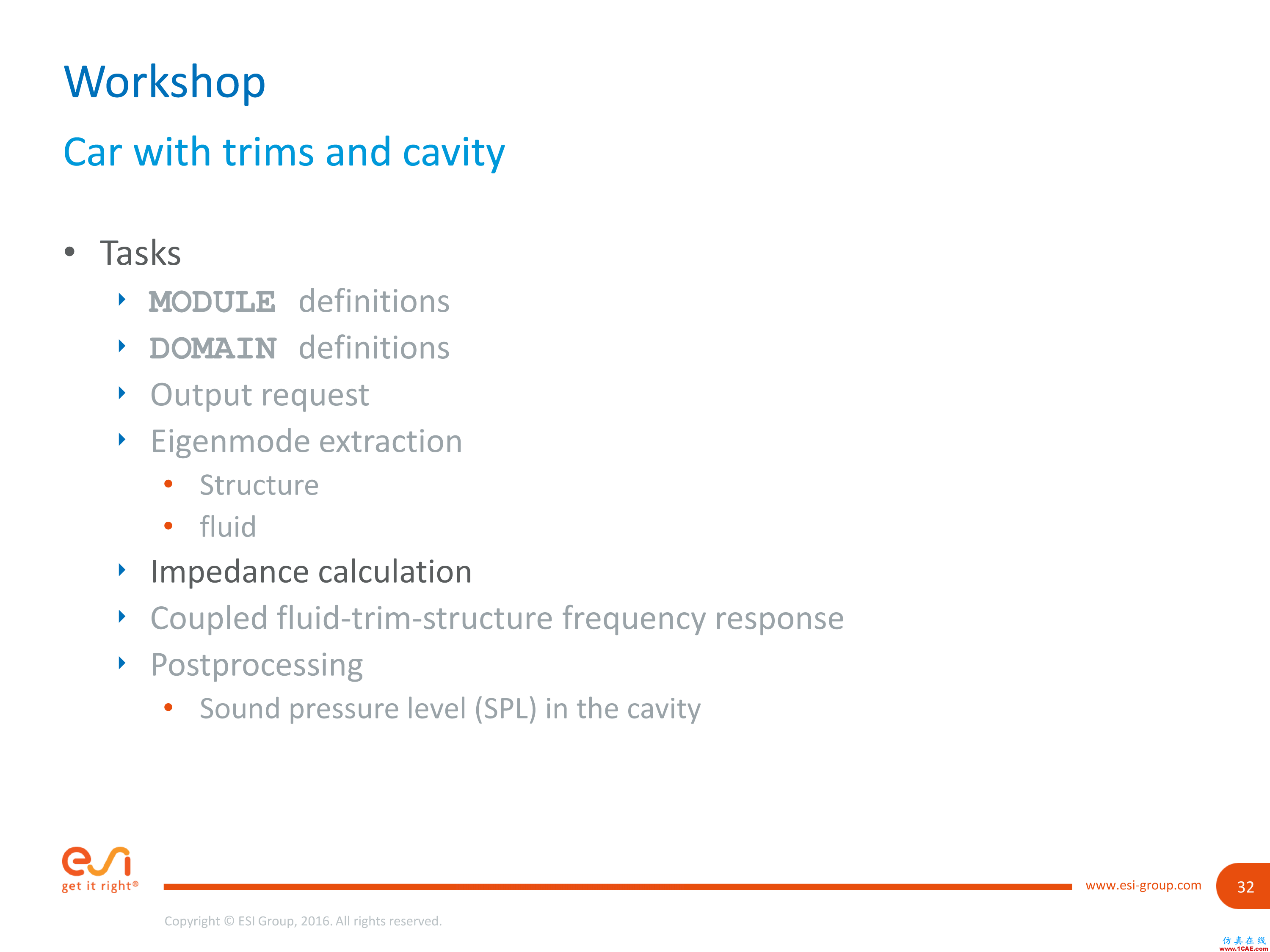 培训视频 | 如何计算VPS中具有内饰的车辆结构声响应cae-fea-theory图片33