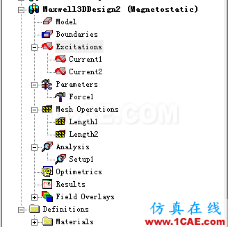 Maxwell稳态磁场求解器仿真实例一Maxwell分析图片5