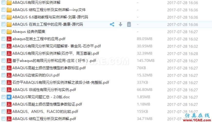 ABAQUS经典教程分享【转发】abaqus有限元资料图片1