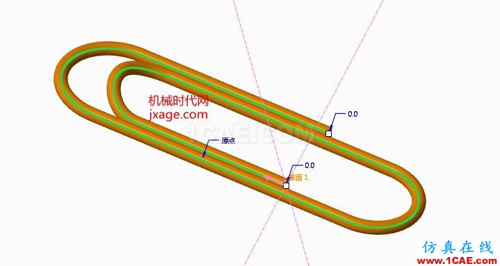 Creo3.0创建曲别针pro/e模型图片14