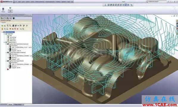 Mastercam X9 for Solidworks【视频】solidworks simulation分析案例图片9