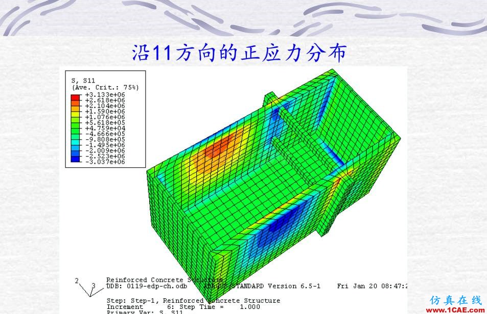 钢筋混凝土墙体ABAQUS 数值计算abaqus有限元分析案例图片9