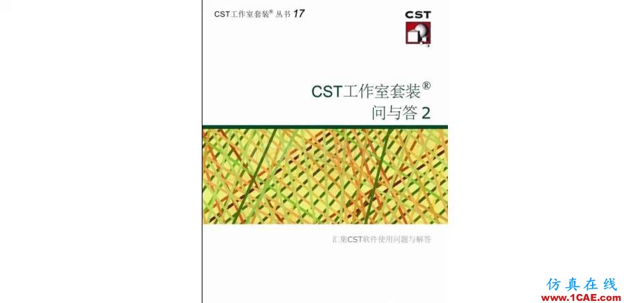 CST工作室套装丛书17 《CST 工作室套装–问与答2》 CST电磁仿真分析图片1