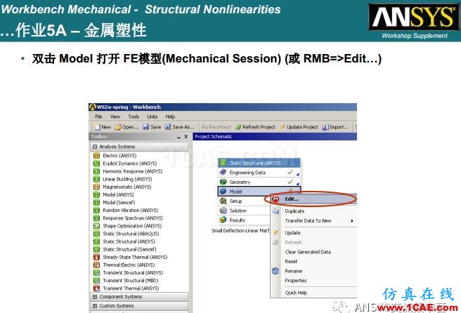 ANSYS材料非线性案例ansys培训课程图片6