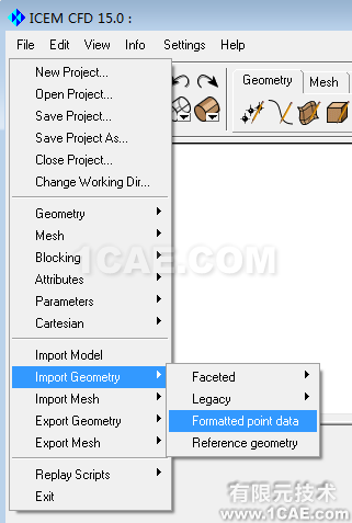 ICEM CFD导入Profili翼型数据fluent图片8