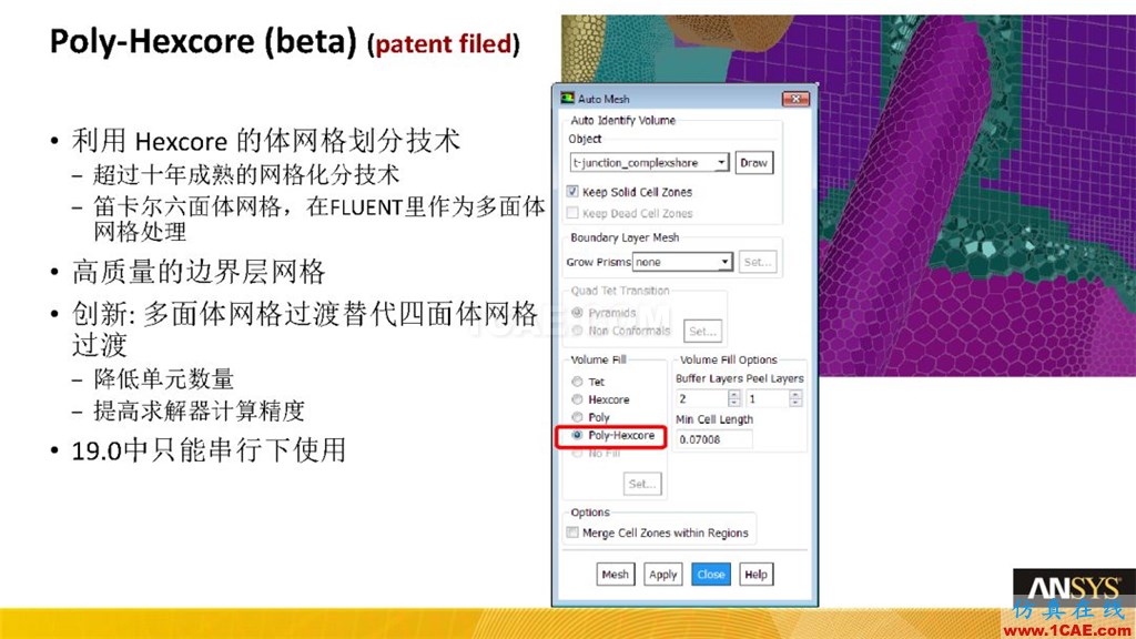 ANSYS19.0新功能 | Fluent Meshing详解fluent流体分析图片10