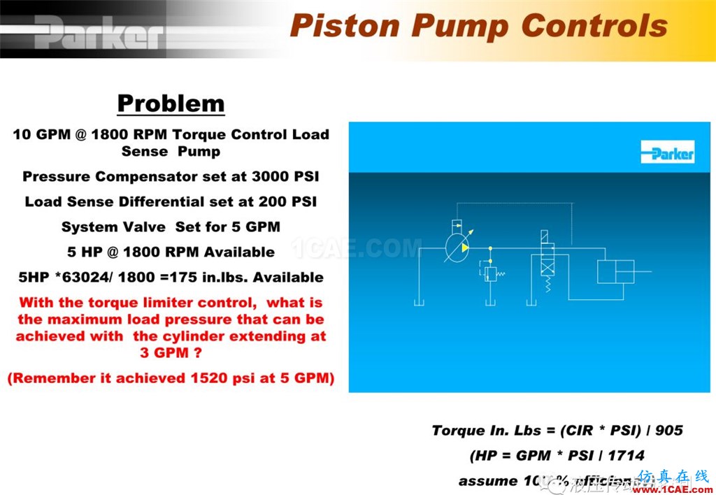 Parker变量柱塞泵详尽培训资料Pumplinx流体分析图片57