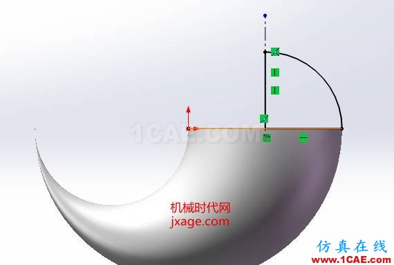 SolidWorks如何通过扫描创建太极图？solidworks simulation培训教程图片11