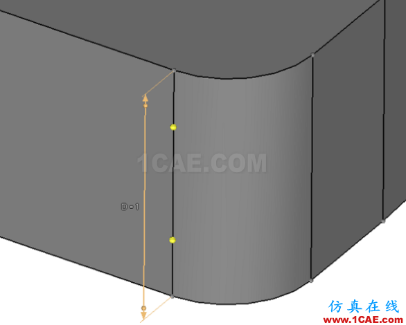 三维几何尺寸修改（Hypermesh基础入门<13>）hypermesh应用技术图片7