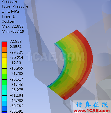 压力容器法兰应力分析方法对比cfx结果图片13