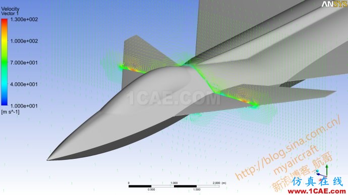 基于CFD的“四代机”大迎角流场结构展示 (FLUENT/CFD-POST/Tecplot/EnSight)【航哥】