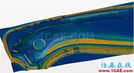 基于AutoForm分析零件成形时冲击线的控制方法【转发】autoform汽车仿真图片10