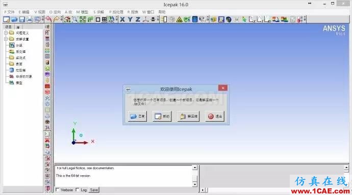 将ANSYS Icepak的界面设置为中文ansys培训课程图片4