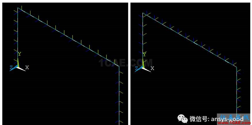 [原创]ANSYS中梁单元的放置方向-以组合门字架为例ansys结果图片19