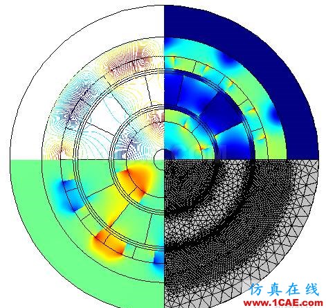 Maxwell磁齿轮的模拟Maxwell分析案例图片17