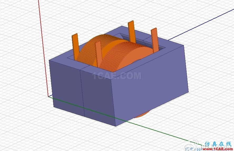 利用ANSYS Maxwell深入探究软磁体之----电感变压器