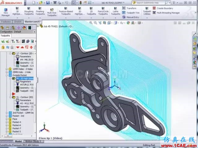 Mastercam X9 for Solidworks【视频】solidworks simulation培训教程图片4