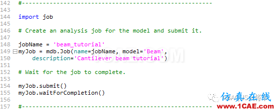 Python与Abaqus系列（3）——脚本案例及代码介绍abaqus静态分析图片13