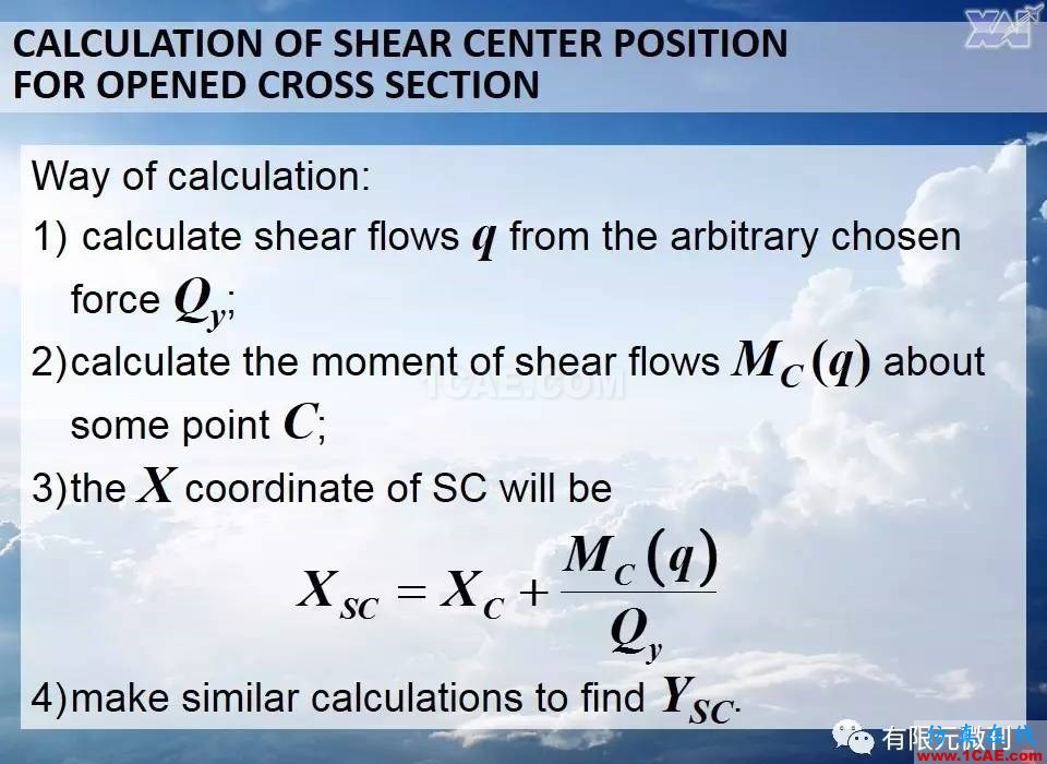 航空结构分析（结构力学）系列---10（关于剪切中心 ）ansys workbanch图片4