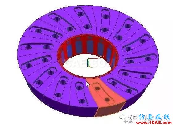 齿轮带着十五个行位弯抽芯，这图高清版ug设计图片5