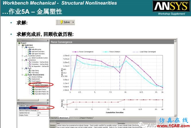 ANSYS材料非线性案例ansys培训的效果图片11