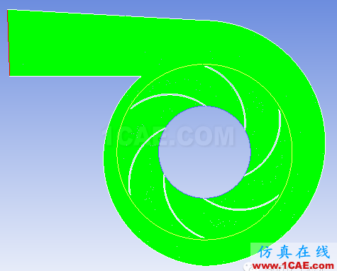 二维离心泵叶轮内流场的数值模拟ansys分析图片7