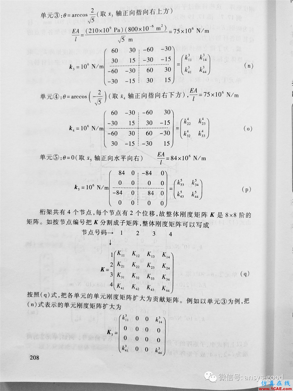 平面桁架(矩阵位移法)ANSYS分析ansys结果图片4
