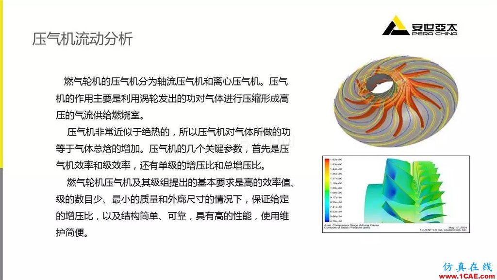 应用 | ANSYS CFD燃气轮机行业方案fluent培训课程图片7