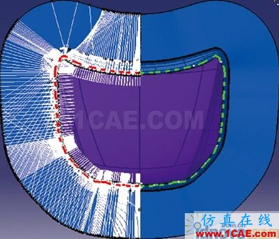 CATIA汽车冲压件模具修边线设计