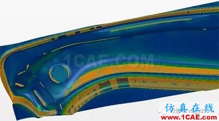 基于AutoForm分析零件成形时冲击线的控制方法【转发】autoform汽车仿真图片9