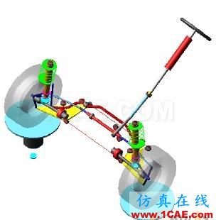 独立悬架中转向驱动轴布置的仿真优化 - 林子 - 林子清风 CAE/CFD工作室 悬架动力学仿真模型