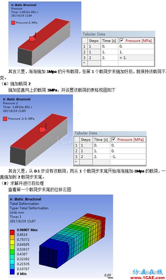 如何在ANSYS WORKBENCH中进行多载荷步的静力分析？ansys培训的效果图片5