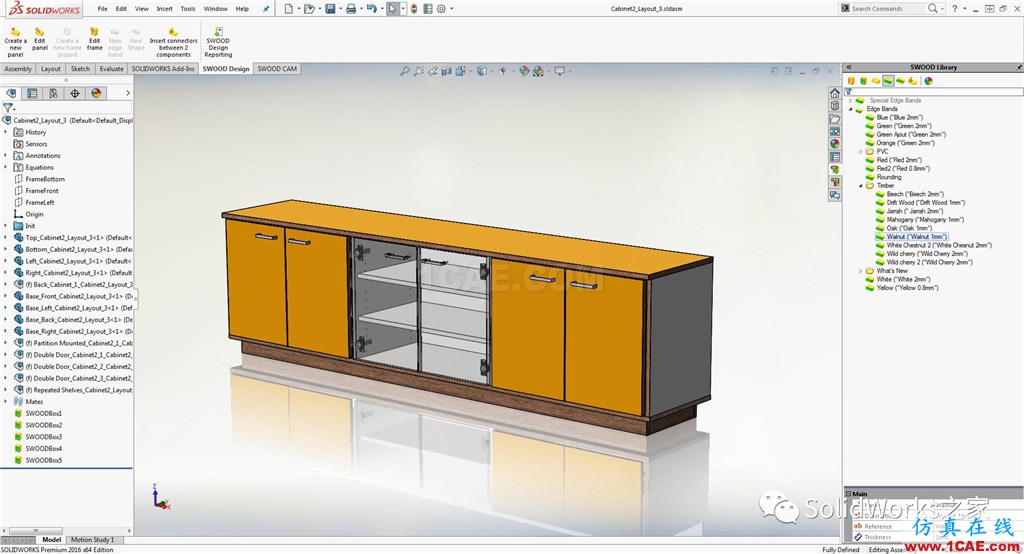 solidworkss木工设计插件：swood for solidworkssolidworks simulation培训教程图片1