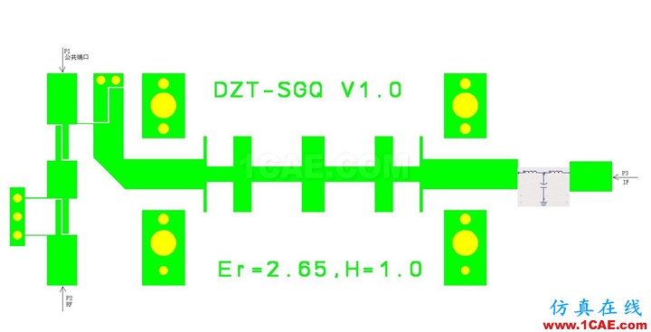 HFSS物理原型之:微带线(microstrip line)HFSS图片1