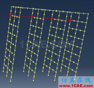 【简单实例】abaqus/CAE建的简单的框架模型(线性框架)